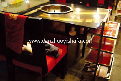 火锅城餐桌椅-T0703
