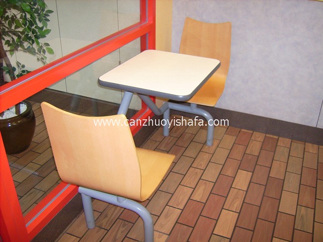 麦当劳餐厅家具-T1516
